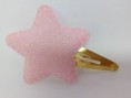 Estrella rosa brillante 1 uni.